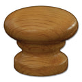 CSH OT Style Wooden Knob With 8-32 Machine Screw Insert Maple 1-1/8" Diameter
