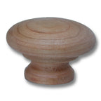 CSH R Style Wooden Knob With 8-32 Machine Screw Insert