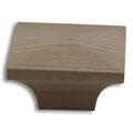 Knob Cherry Square 1-1/4" Diameter, 3/4"Height