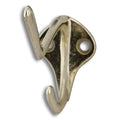 Coat Hook Zinc Die Cast Polished Brass 2-1/2" Projection