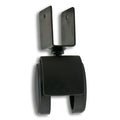 Twin Wheel Caster 50mm, 3/4" U Channel, Rated For  88 lbs, Black