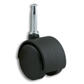 Twin Wheel Hooded Caster, 50mm, Black