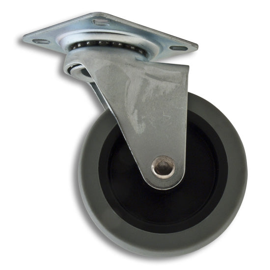 Swivel Caster, Wheel 3" Diameter x 7/8" Wide, Rated For 110 lbs