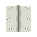 Deltana Steel Hinge 3-1/2" x 3-1/2" Non-Rermovable Pin