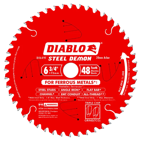 Freud Steel Demon Saw Blade for Medium Metal