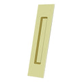 Deltana Flush Pull, Rectangular, Satin Nickel, 10" Length