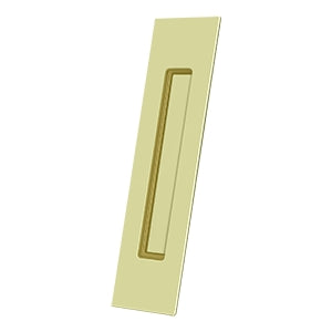 Deltana Flush Pull, Rectangular, Satin Nickel, 10" Length