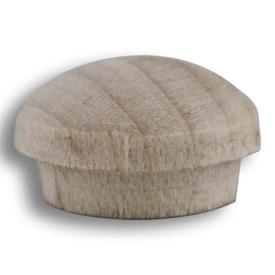 Wood Screw Cover Button 1/2" Diameter Birch, Multiples of 100