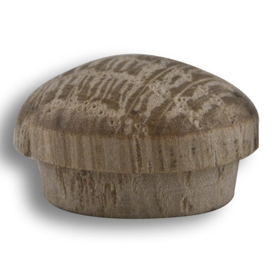 Wood Screw Cover Button 1/2" Diameter Oak, Multiples of 100