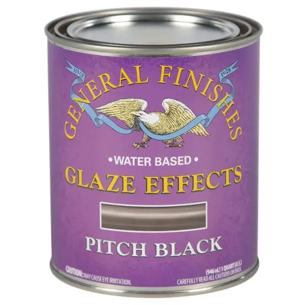 General Finishes Glaze Effects, Pitch Black, Quart