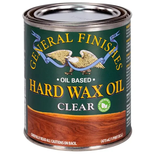 General Finishes Hard Wax Oil, Clear, Pint