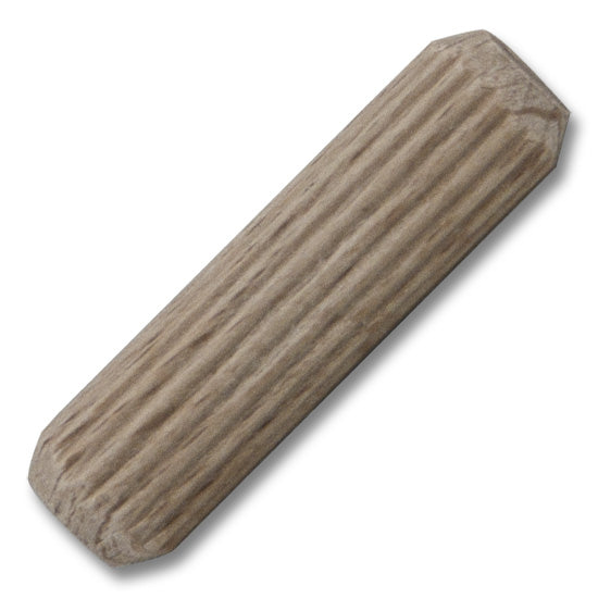 Dowel Pin Fluted 30 mm Length 8 mm Diameter, Multiples of 1000