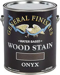 General Finishes Water Based Wood Stains, Onyx, Gallon