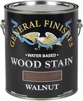 General Finishes Water Based Wood Stains, Walnut, Gallon