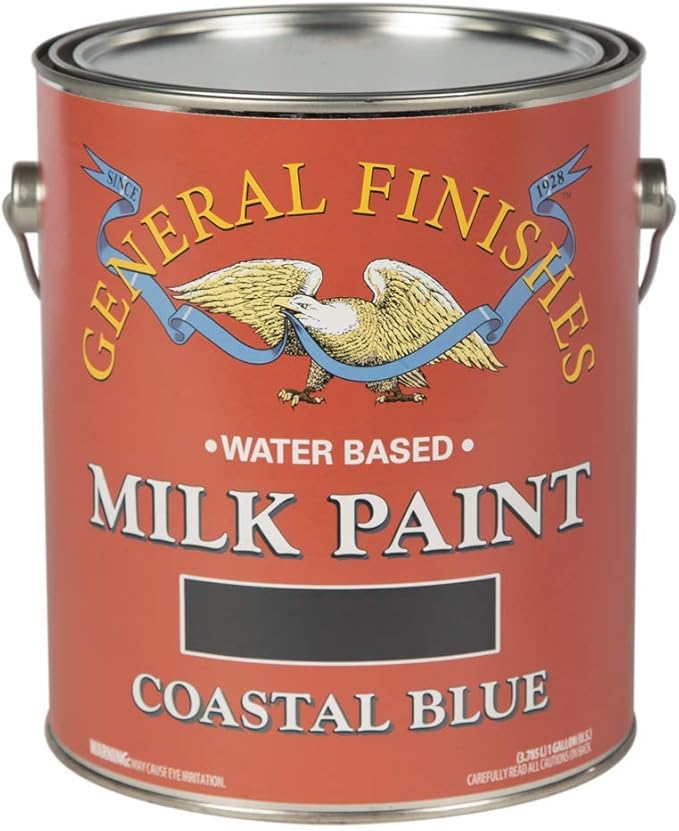 General Finishes Milk Paints, Coastal Blue, Gallon