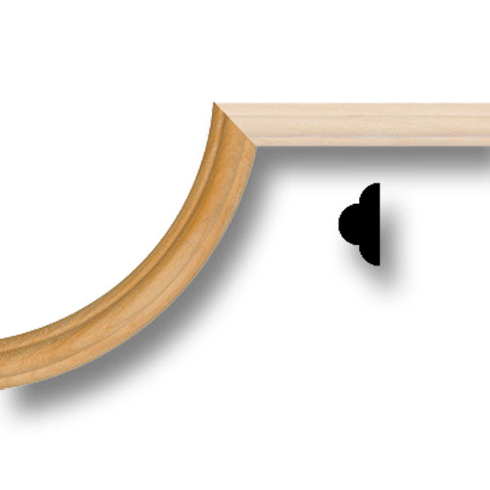 Plain Corner Moulding, 1/2" Width x 1/4 Thickness x 2-13/16" Length