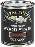 General Finishes Water Based Wood Stains, Tobacco, Quart