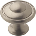 Ringed Knob, Satin Nickel, 1-1/4""