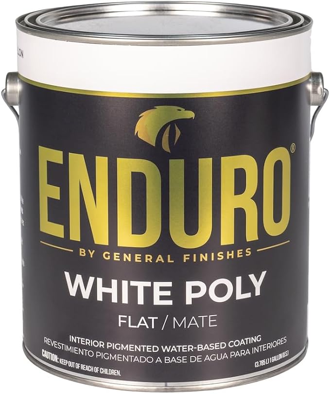 Enduro White Poly, Flat, Gallon
