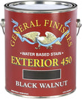 General Finishes Exterior 450 Stains, Black Walnut, Gallon