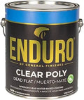 Clear Poly Enduro Clear Poly, Dead Flat, Gallon