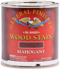General Finishes Oil Base Stain, Mahogany, Half Pints