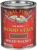 General Finishes Water Based Wood Stains, Spiced Walnut, Quart