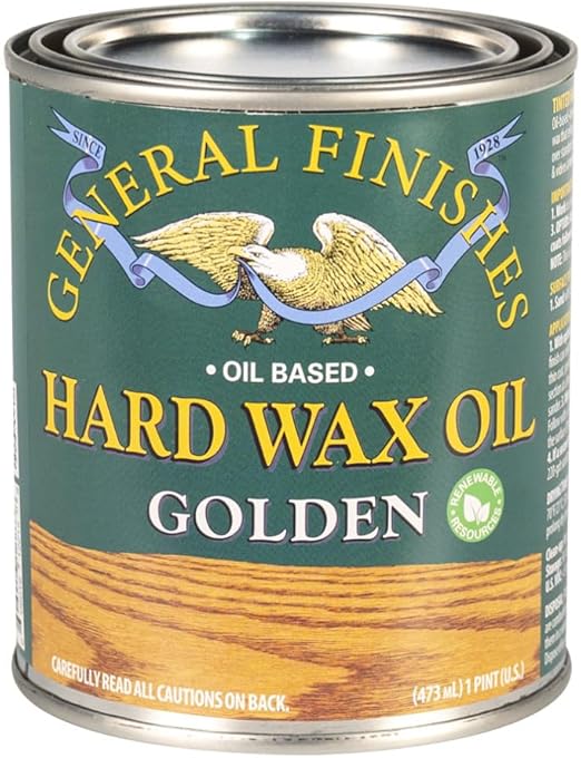 General Finishes Hard Wax Oil, Golden, Pint