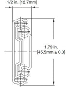 KV G-Slide 4270 Soft-Close Series 100lb Precision Ball Bearing Slide 12" Length
