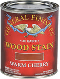 General Finishes Oil Base Stain, Warm Cherry, Quart