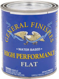 General Finishes High Performance Polyurethane Topcoat, Flat, Pint