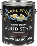 General Finishes Water Based Wood Stains, Brown Mahogany, Gallon