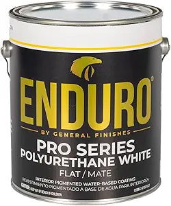 Enduro Pro Series White Poly Urethane, Flat, Gallon