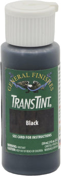 General Finishes Transtint, Black, 2oz