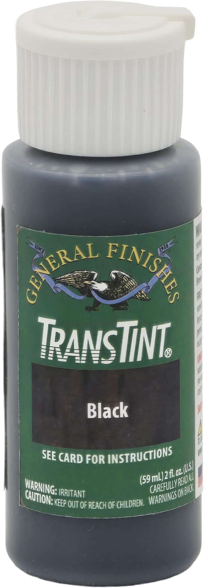 General Finishes Transtint, Black, 2oz