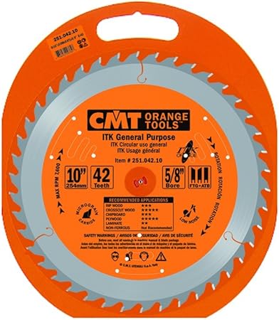 CMT Saw Blade Case 7-1/4" Orange