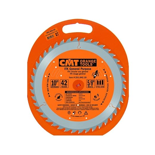 CMT Saw Blade Case 8-1/2" Orange