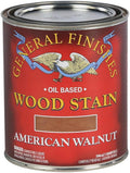 General Finishes Oil Base Stain, American Walnut, Quart