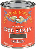 General Finishes Dye Stains, Green, Quart