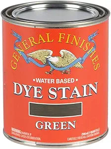 General Finishes Dye Stains, Green, Quart