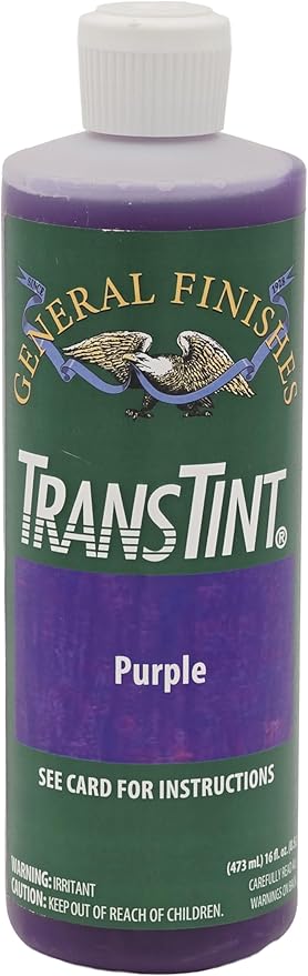 General Finishes Transtint, Purple, 16oz