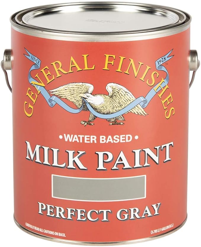 General Finishes Milk Paints, Perfect Gray, Gallon