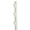 Plastic Shelf Standards 18" Length White