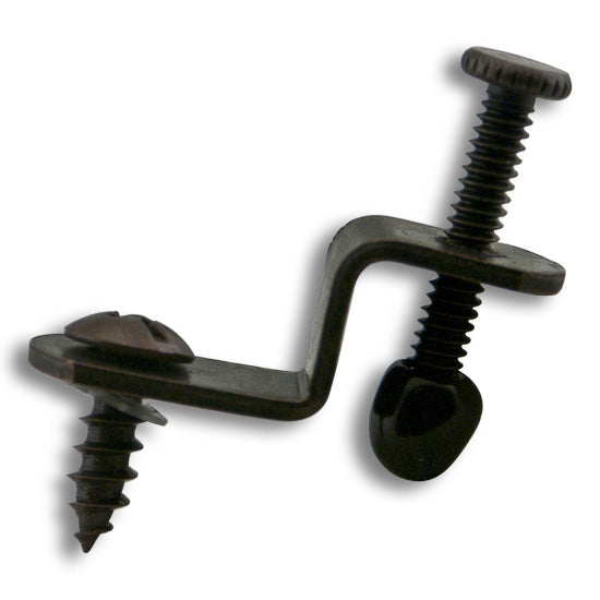 Glass Retaining Bracket Statutory Bronze, 1,000/Box  Includes mounting screw