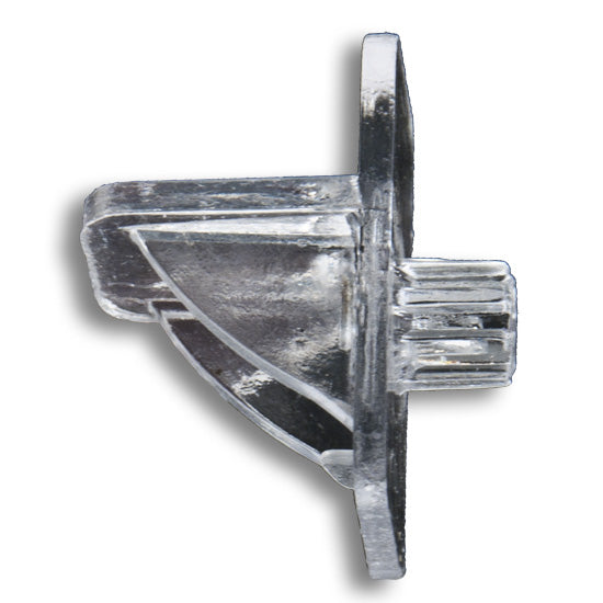 Shelf Support 1/4"Dia Shank, Clear, Multiples of 100