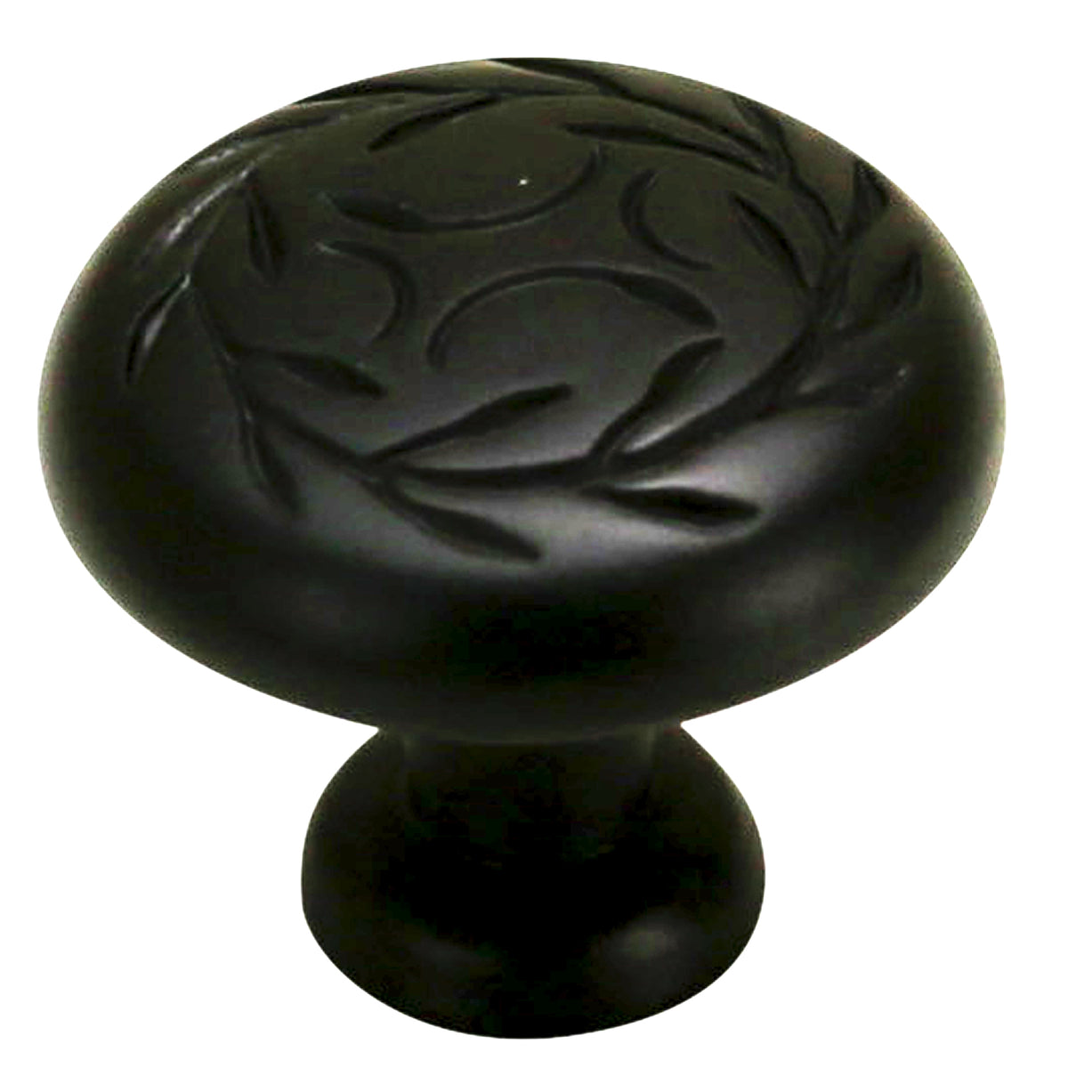 Advanced Affiliates Human Nature Knob,1-1/4" Diameter, Matte Black, Multiples of 25