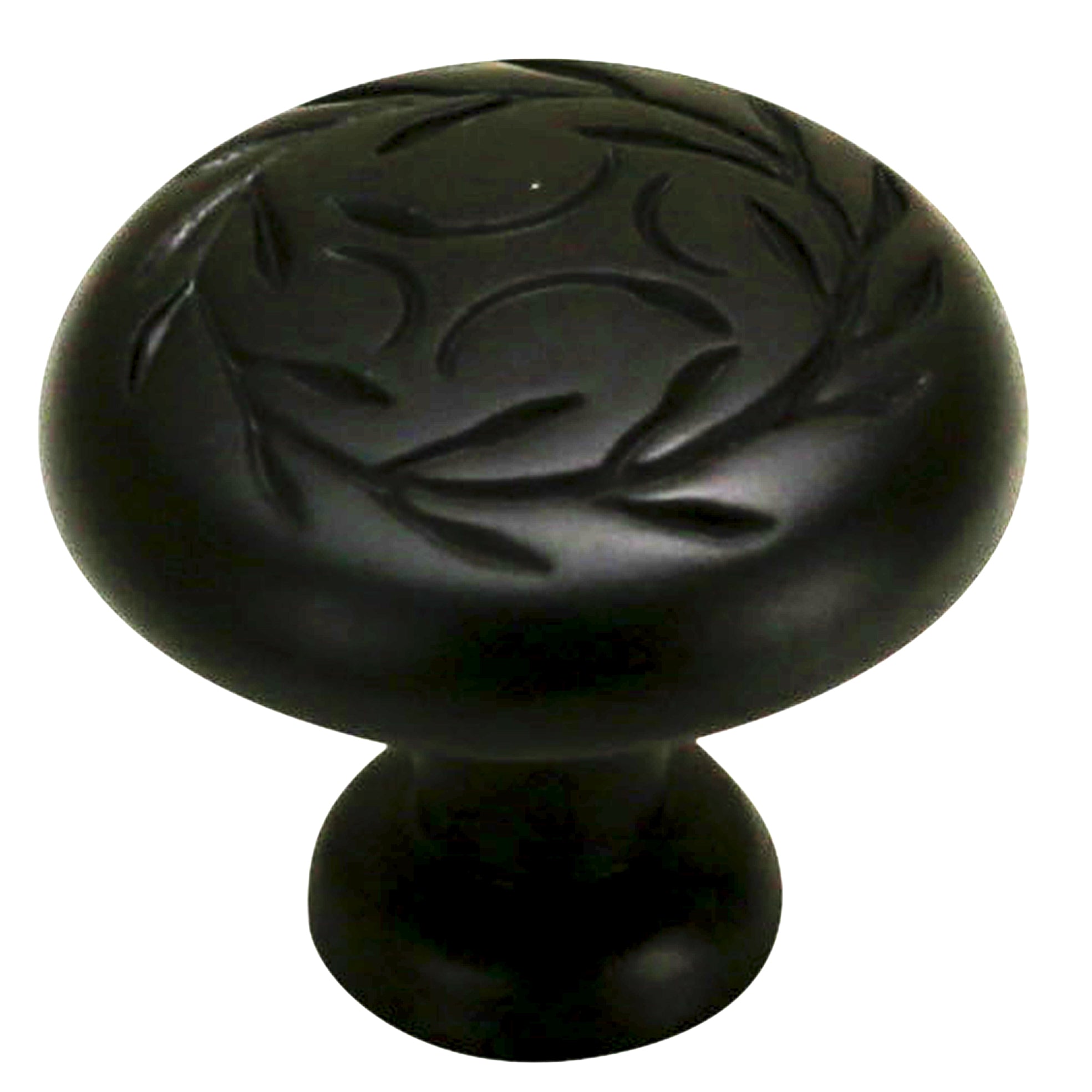 Advanced Affiliates Human Nature Knob,1-1/4" Diameter, Matte Black, Multiples of 25