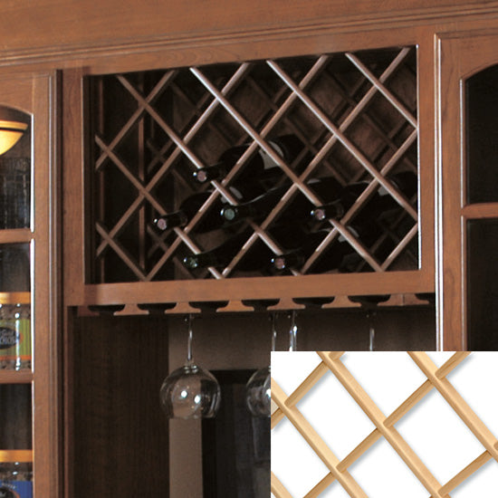 Wine Rack Lattice Panels, 17" x 29"