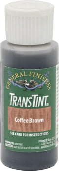 General Finishes Transtint, Coffee Brown, 2oz
