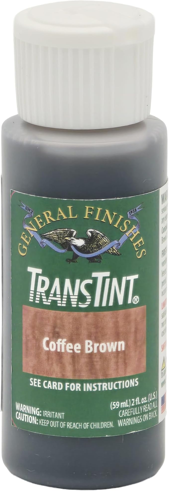 General Finishes Transtint, Coffee Brown, 2oz